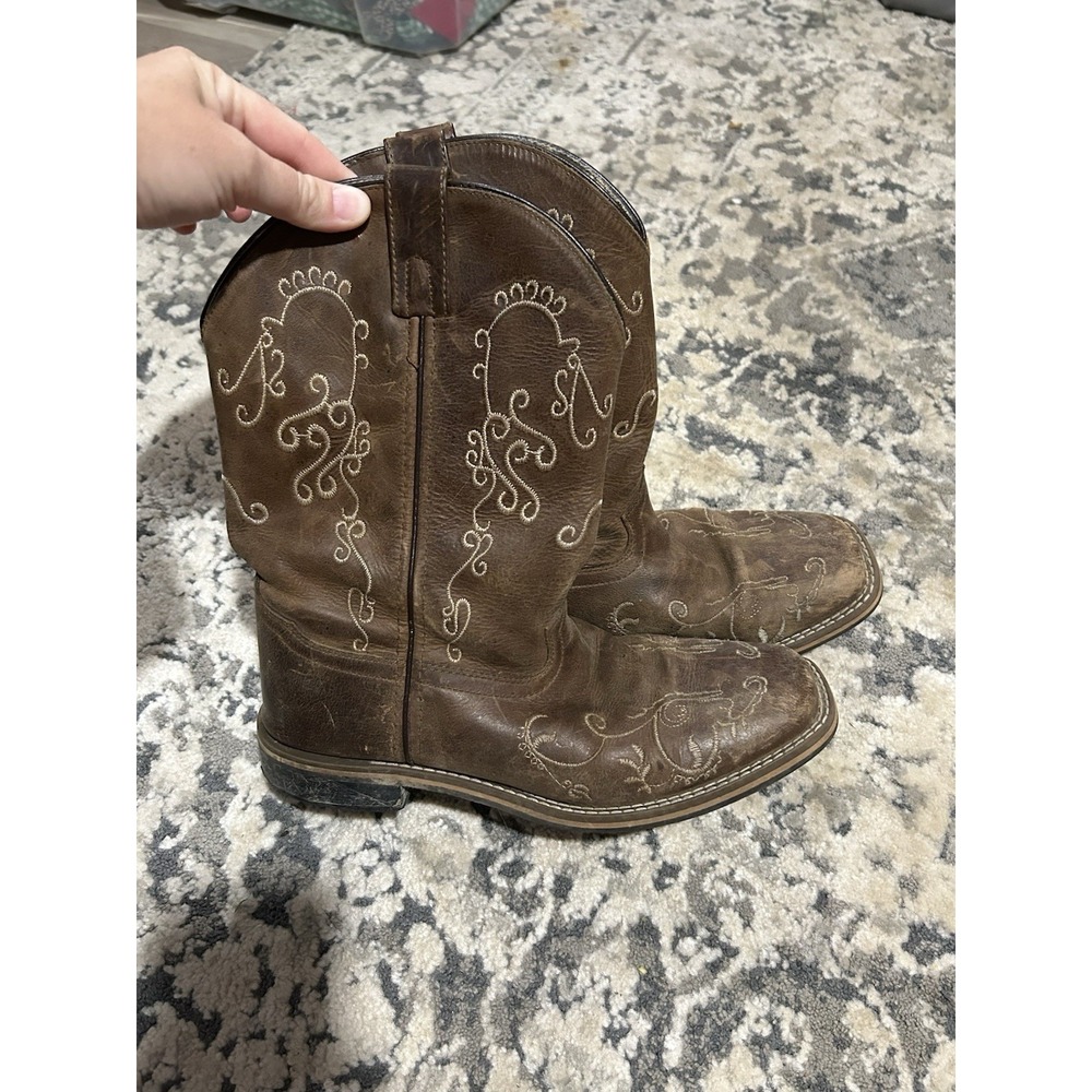 Smokey Mountain Youth Girls Cowboy Boots Size 6